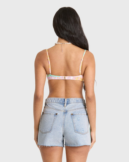 Billabong Women's Sling Trim Denim Shorts - Alda Blue