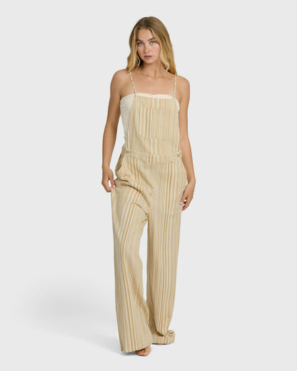 Billabong Women's So Easy Romper - Stone
