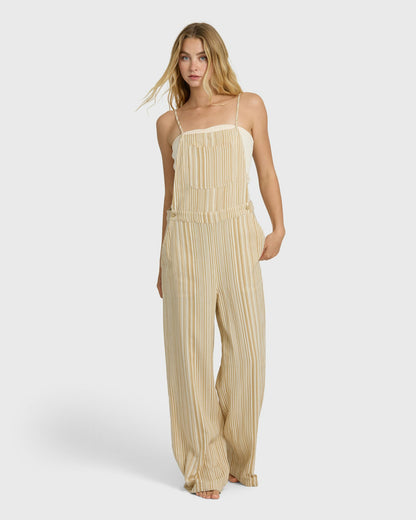 Billabong Women's So Easy Romper - Stone
