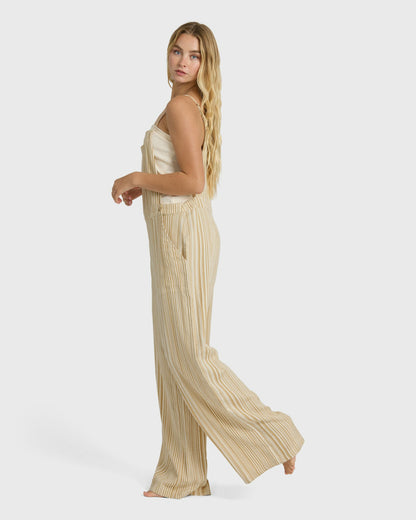 Billabong Women's So Easy Romper - Stone
