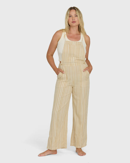 Billabong Women's So Easy Romper - Stone