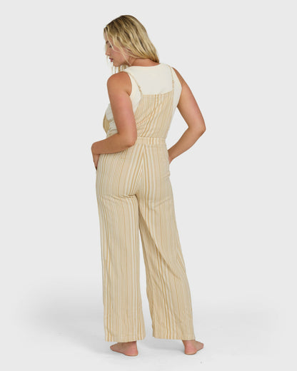 Billabong Women's So Easy Romper - Stone