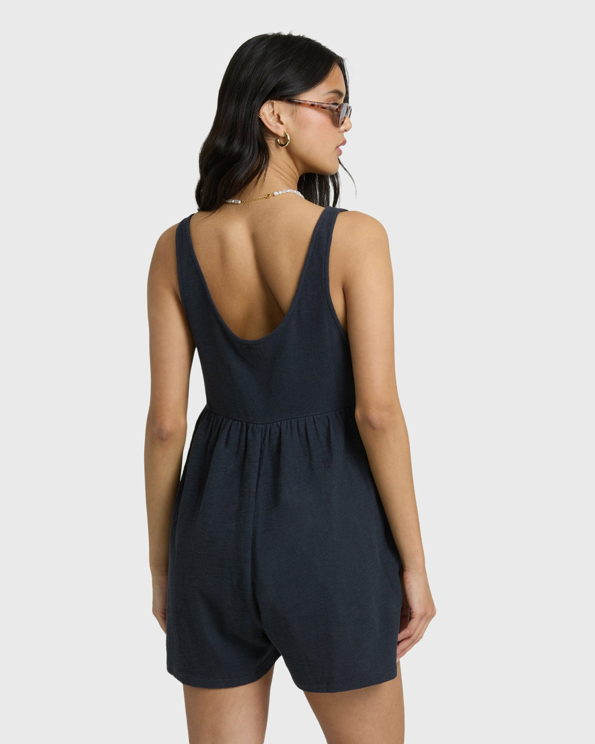 Billabong Women's Easy Does It Romper - Black Sands