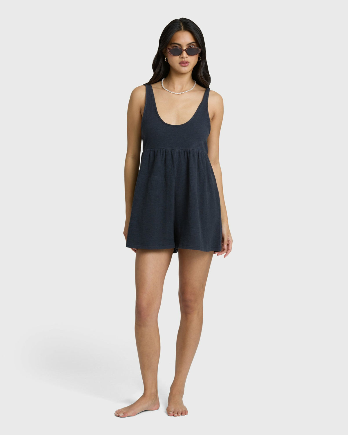 Billabong Women's Easy Does It Romper - Black Sands