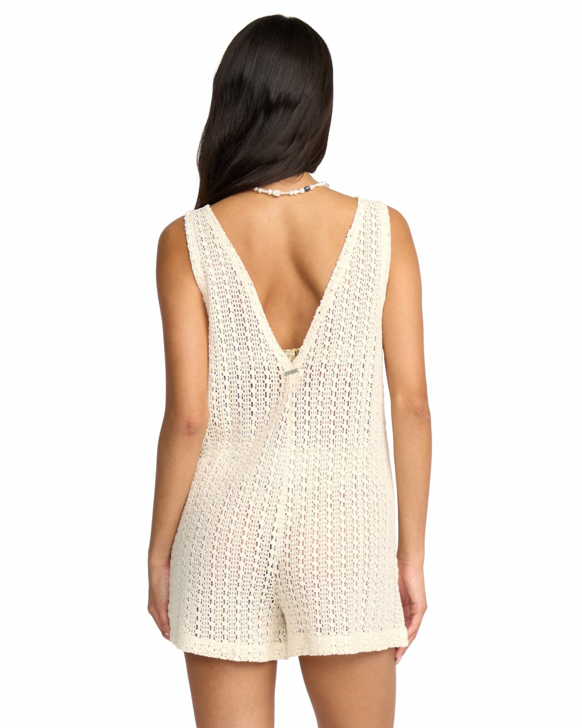 Billabong Women's Steller Time Knit Romper - White Cap