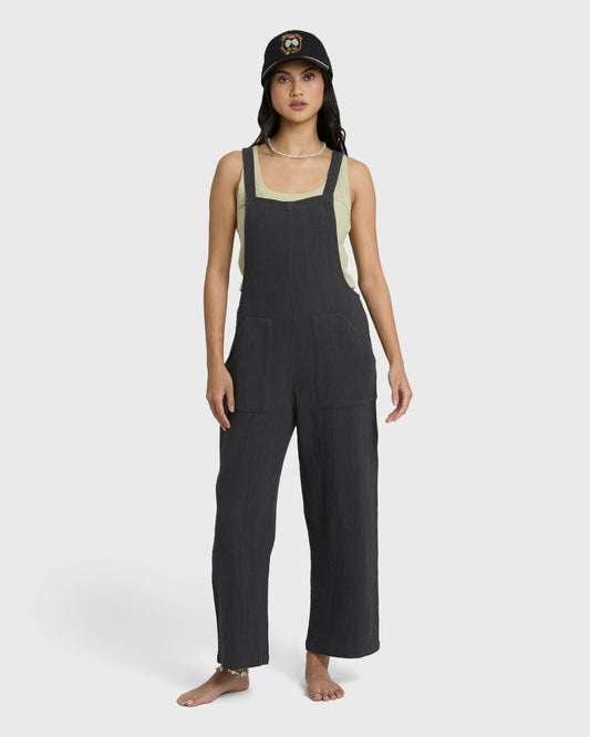 Billabong Women's Pacific Time Jumpsuit - Black Sands