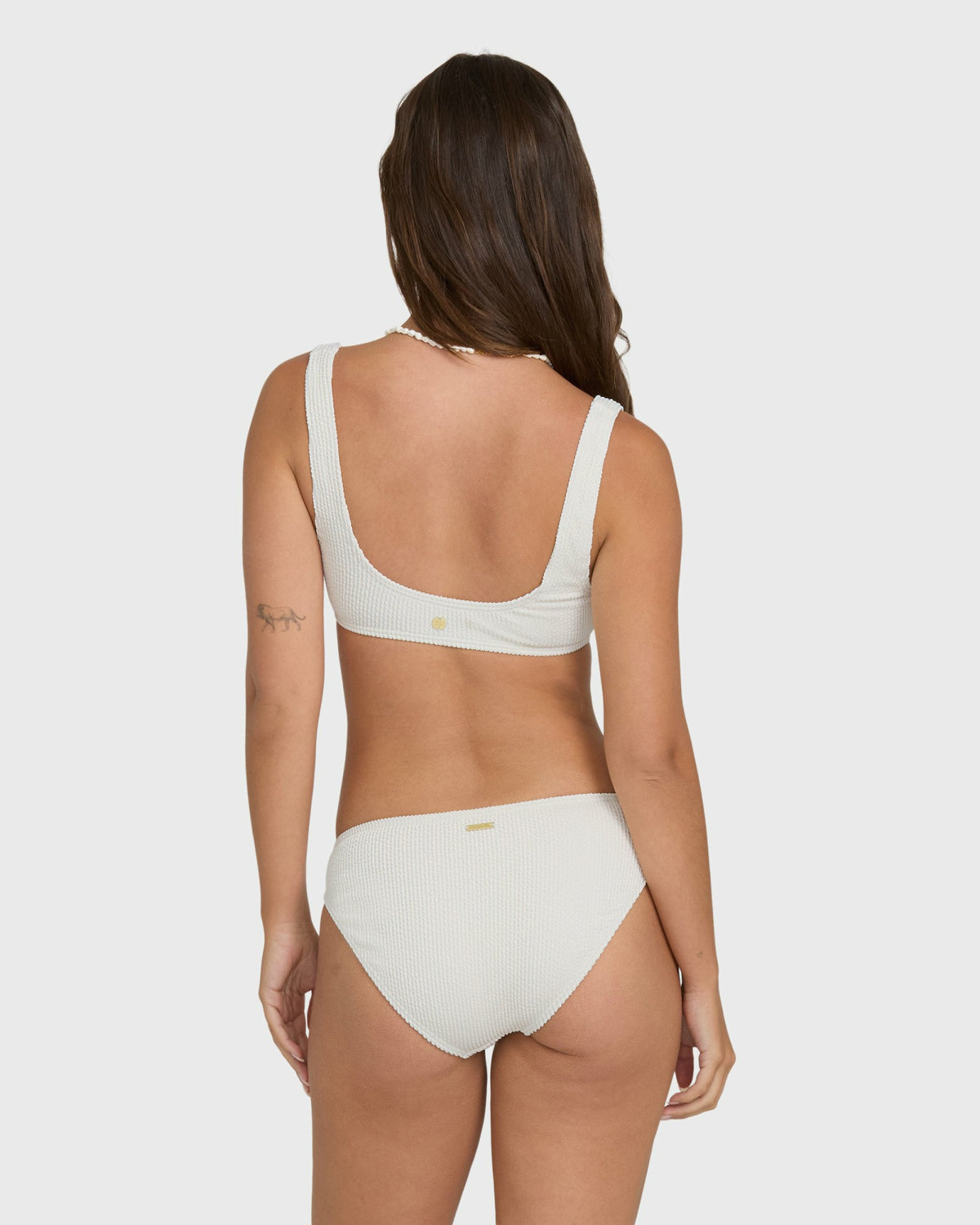 Billabong Women's Summer Hi Scoop Tank Bikini Top - Salt Crystal