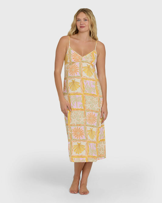 Billabong Women's Summer Babe Midi Dress - Sweet Lilac