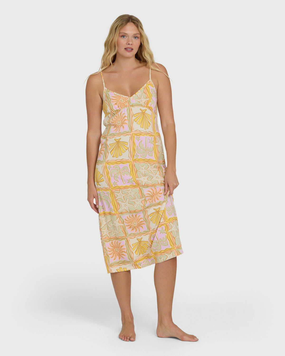 Billabong Women's Summer Babe Midi Dress - Sweet Lilac