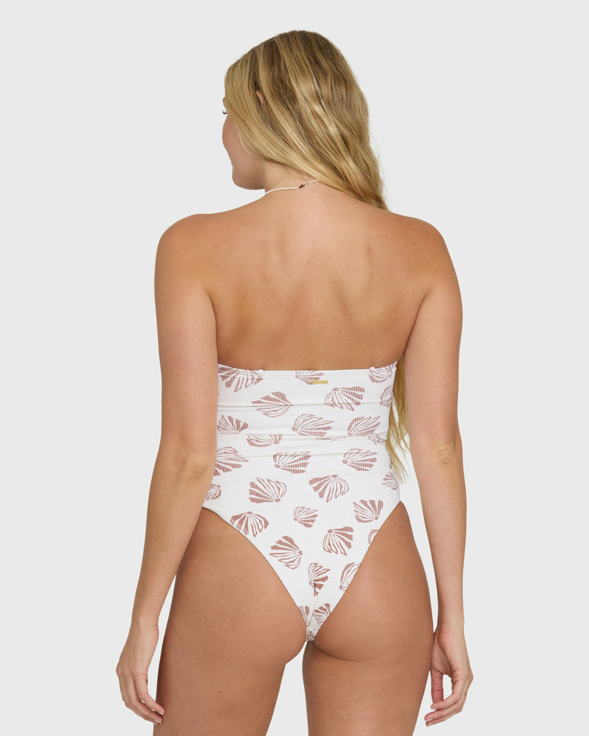Billabong Women's Sandy Shells Hailey One Piece Swimsuit - Salt Crystal