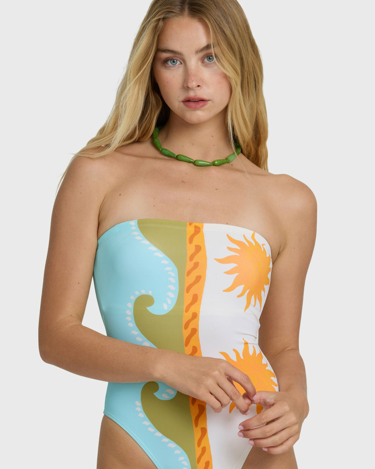 Billabong Women's Sunblind Tully Hi One-piece Swimsuit - Salt Crystal