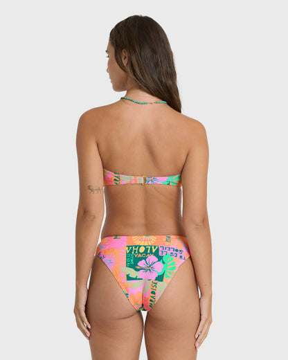 Billabong Women's Sunscape Rio Bandeau Bikini Top - Deep Lagoon