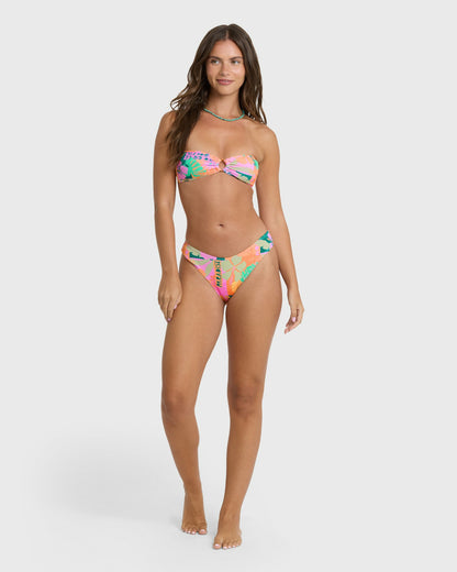 Billabong Women's Sunscape Rio Bandeau Bikini Top - Deep Lagoon