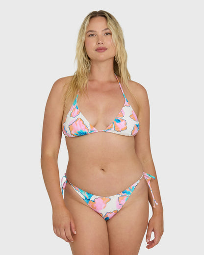 Billabong Women's Sweet Escape Tie-Side Skimpy Bikini Bottoms - Salt Crystal