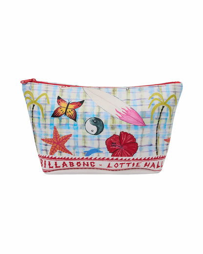 Billabong Women's Lottie Hall Dry Pouch - White Multi