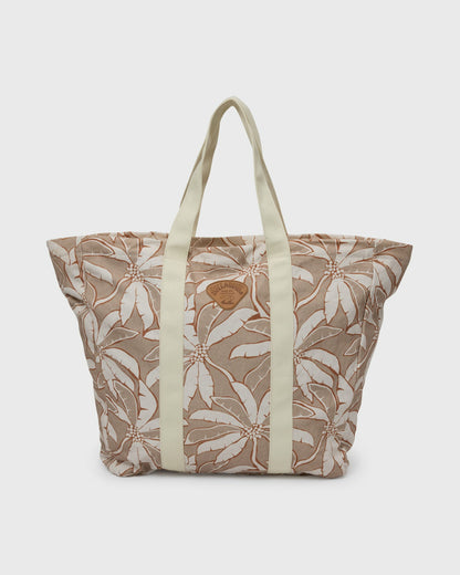 Billabong Women's Poppins Playa Zip Top Tote - Stone