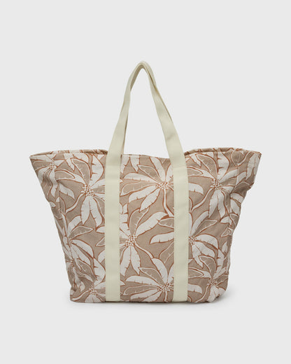 Billabong Women's Poppins Playa Zip Top Tote - Stone
