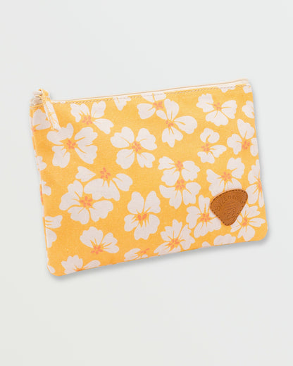 Billabong Women's Lil Snitch Zip Pouch - Golden Peach