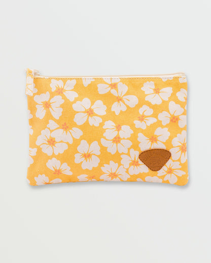 Billabong Women's Lil Snitch Zip Pouch - Golden Peach
