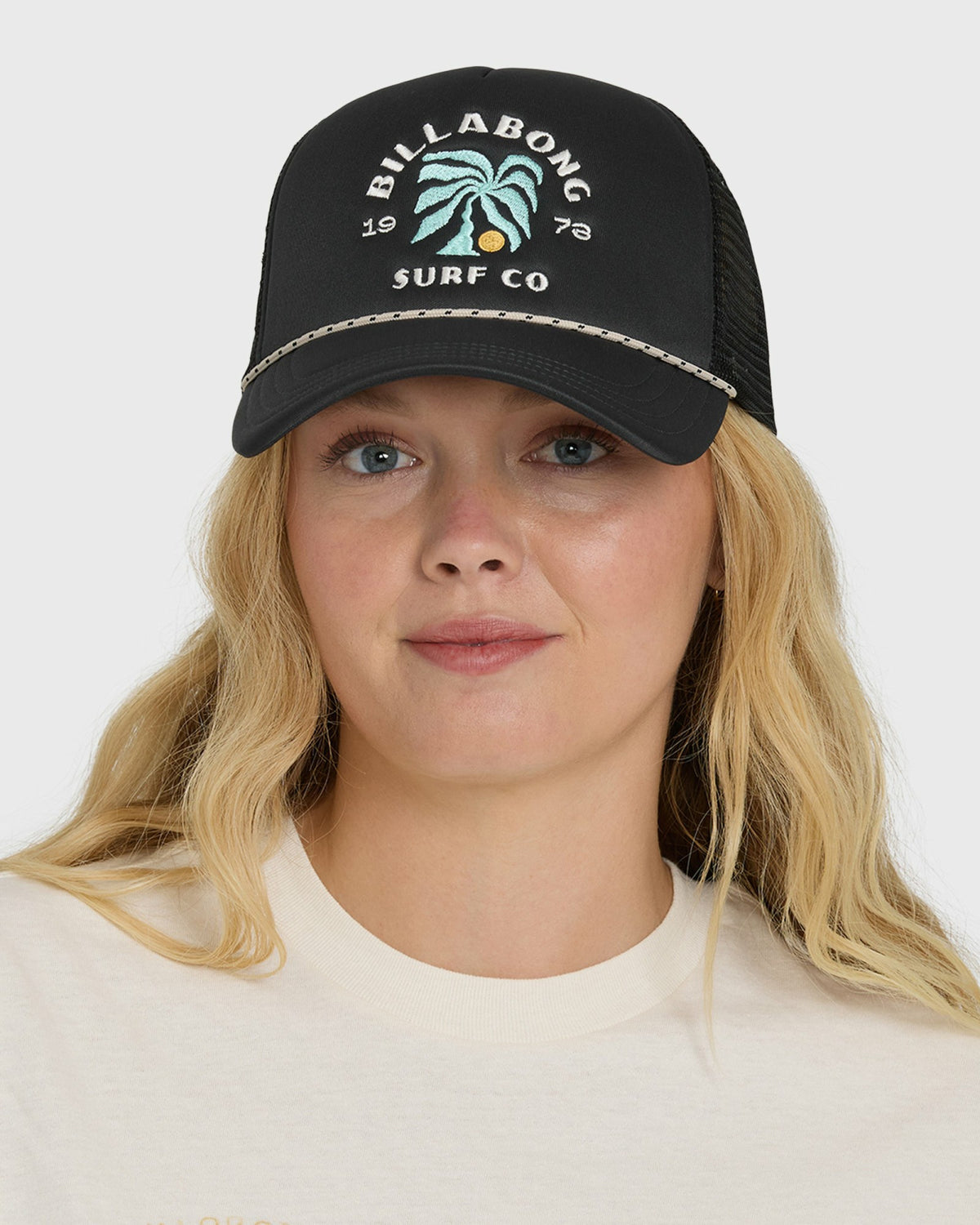 Billabong Women's Grandpa Trucker Hat - Off Black