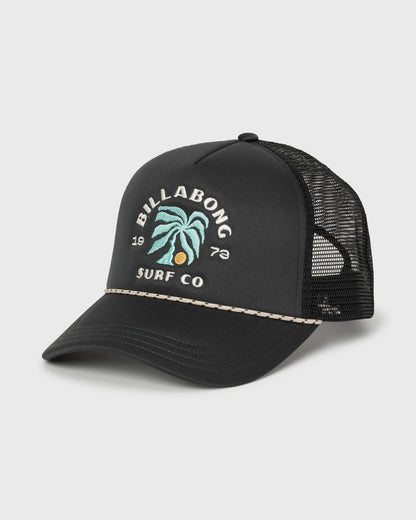 Billabong Women's Grandpa Trucker Hat - Off Black
