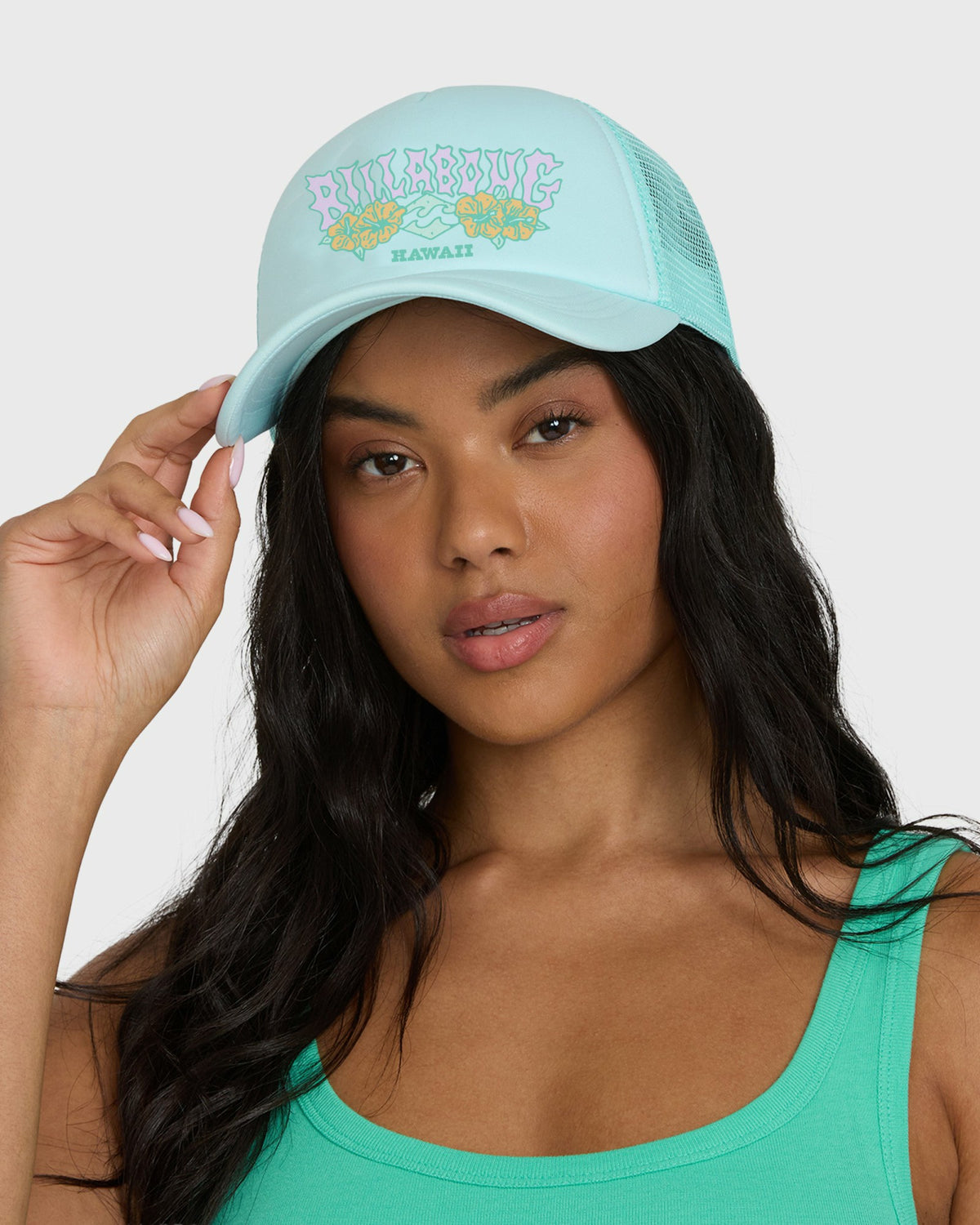 Billabong Women's Across Waves Hawaii Trucker Hat - Clearwater