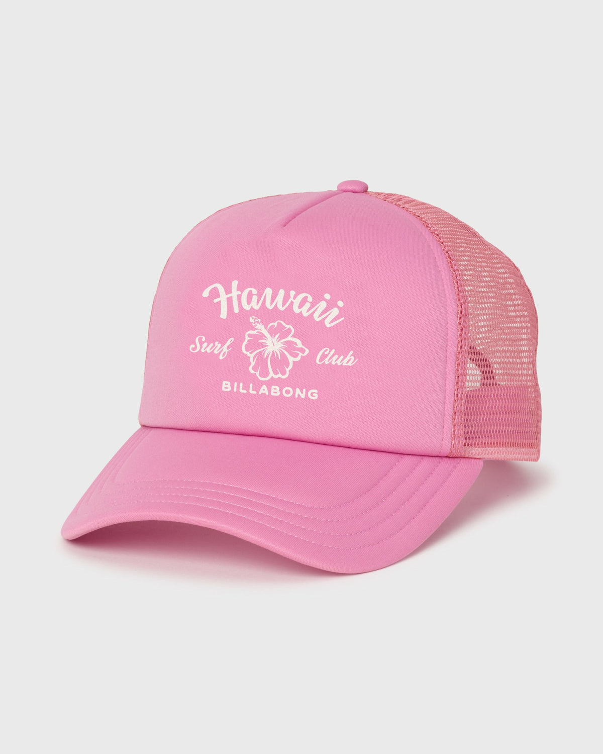 Billabong Women's Grandpa Hawaii Trucker Hat - Party Pink