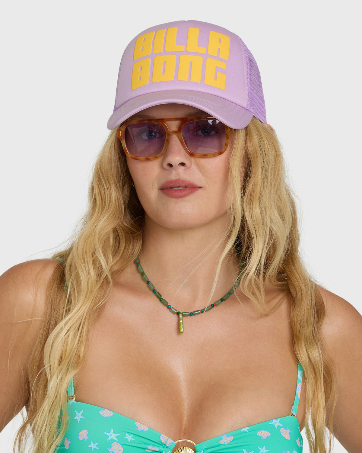 Billabong Women's Grandpa Trucker Hat - Vintage Violet