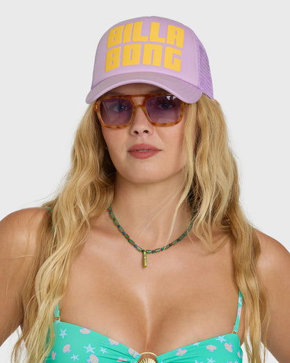 Billabong Women's Grandpa Trucker Hat - Vintage Violet