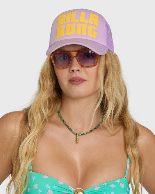 Billabong Women's Grandpa Trucker Hat - Vintage Violet