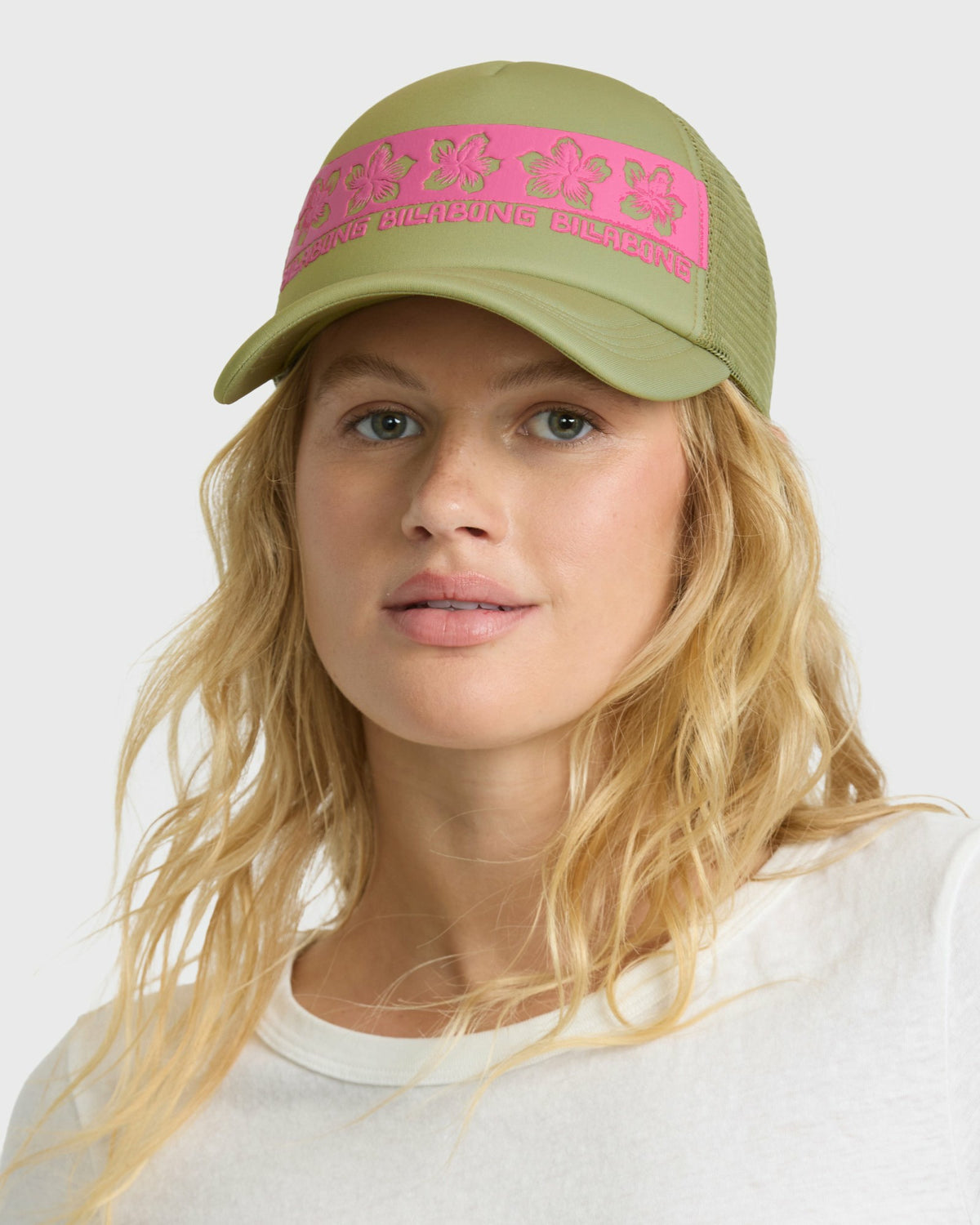 Billabong Women's Across Waves Trucker Hat - Cactus