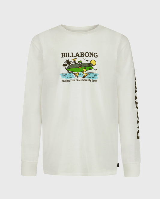 Billabong Women's Little Boys Twinny Long Sleeve T-Shirt