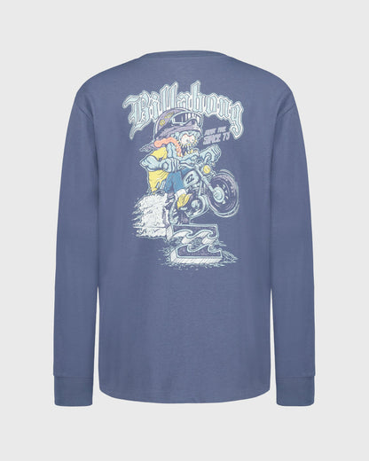 Billabong Women's Little Boys Cafe Racer Long Sleeve T-Shirt