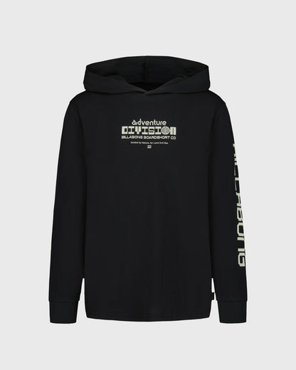 Billabong Women's Boys Particle Hooded Long Sleeve T-Shirt