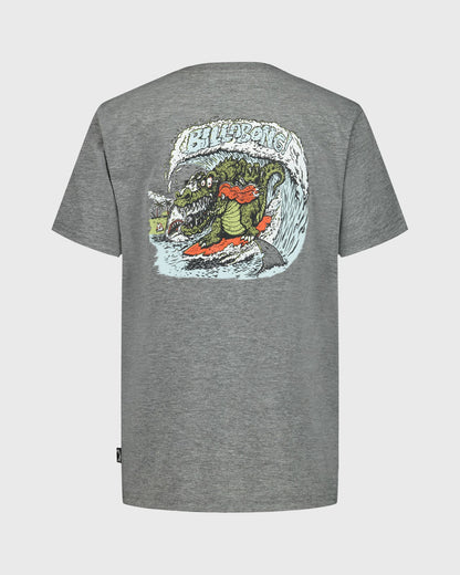 Billabong Women's Boys Gator Wave Short Sleeve T-Shirt