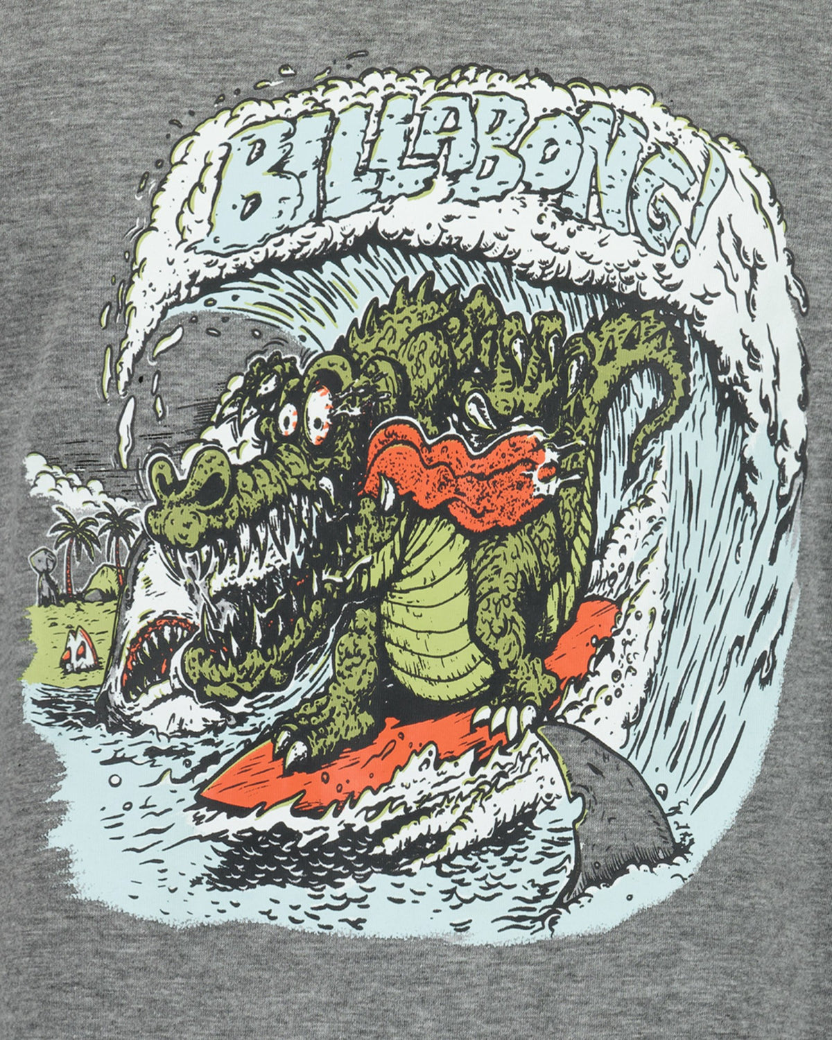 Billabong Women's Boys Gator Wave Short Sleeve T-Shirt