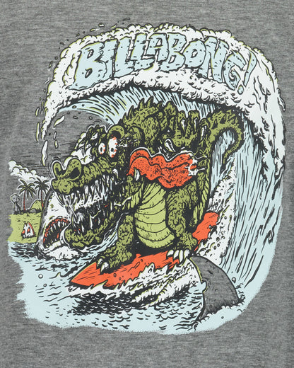Billabong Women's Boys Gator Wave Short Sleeve T-Shirt