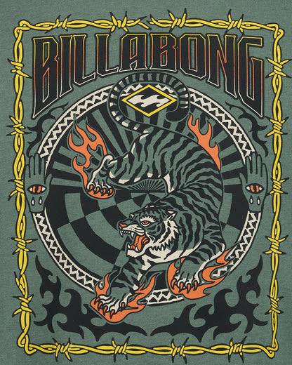 Billabong Women's Boys Inferno Tiger Hoodie