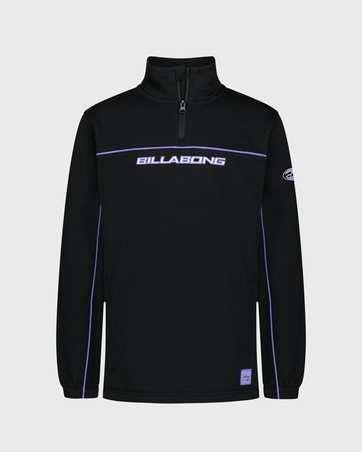 Billabong Women's Boys Bad Dog Quarter Zip Sweatshirt