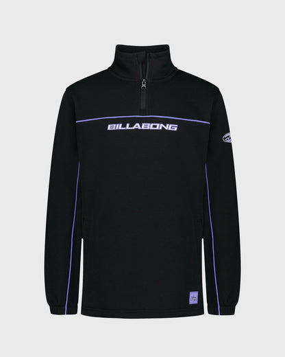 Billabong Women's Boys Bad Dog Quarter Zip Sweatshirt