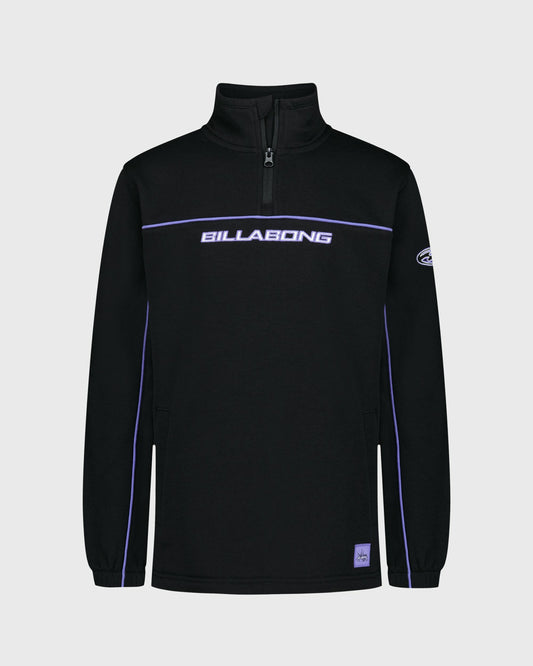 Billabong Women's Boys Bad Dog Quarter Zip Sweatshirt