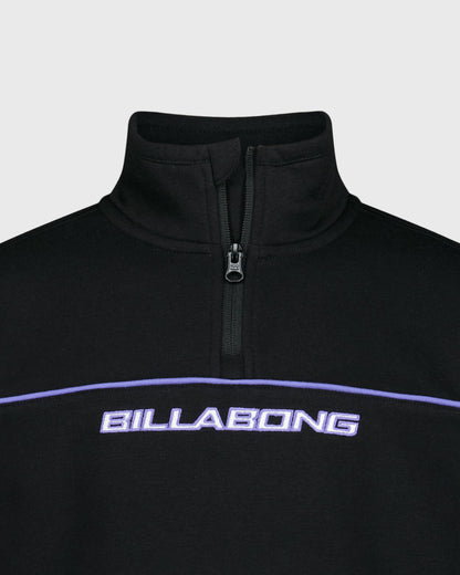Billabong Women's Boys Bad Dog Quarter Zip Sweatshirt