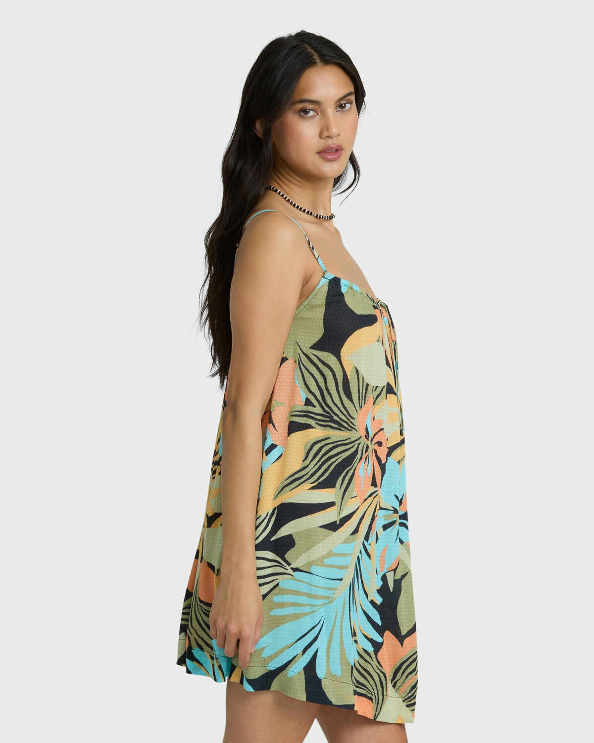 Billabong Women's Beach Song Printed Mini Dress - Black Multi