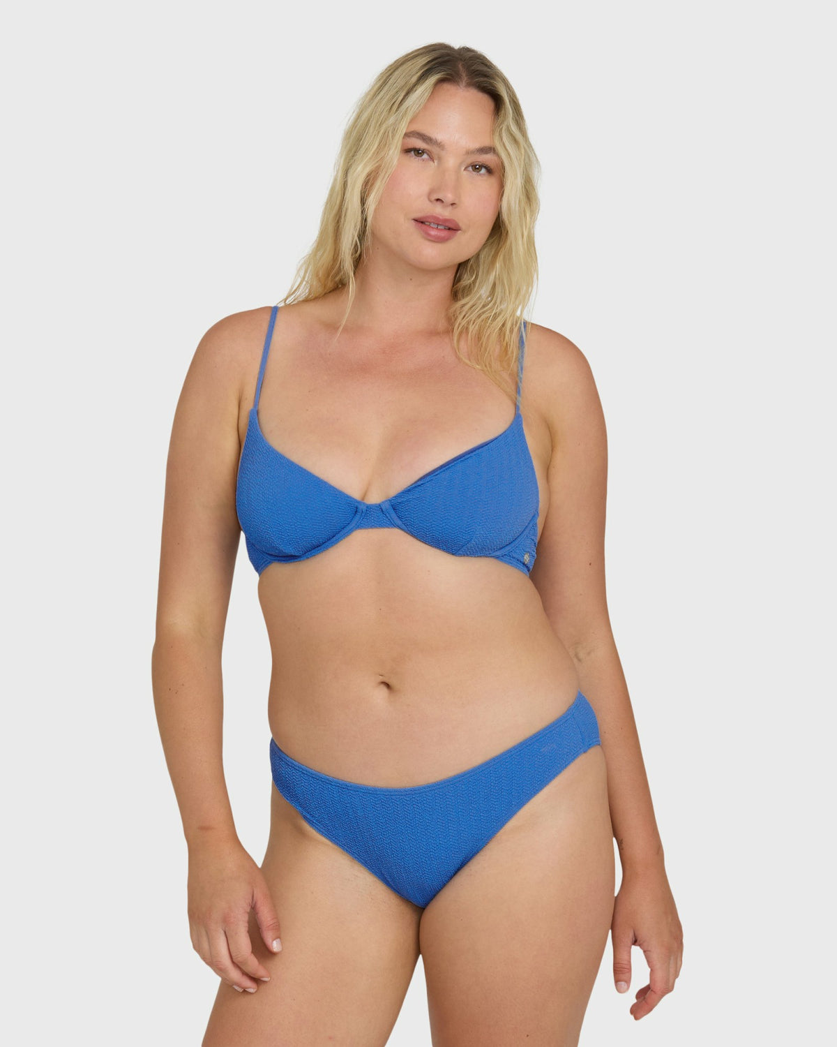 Billabong Women's Rising Tide Demi Underwire Bikini Top - True Blue