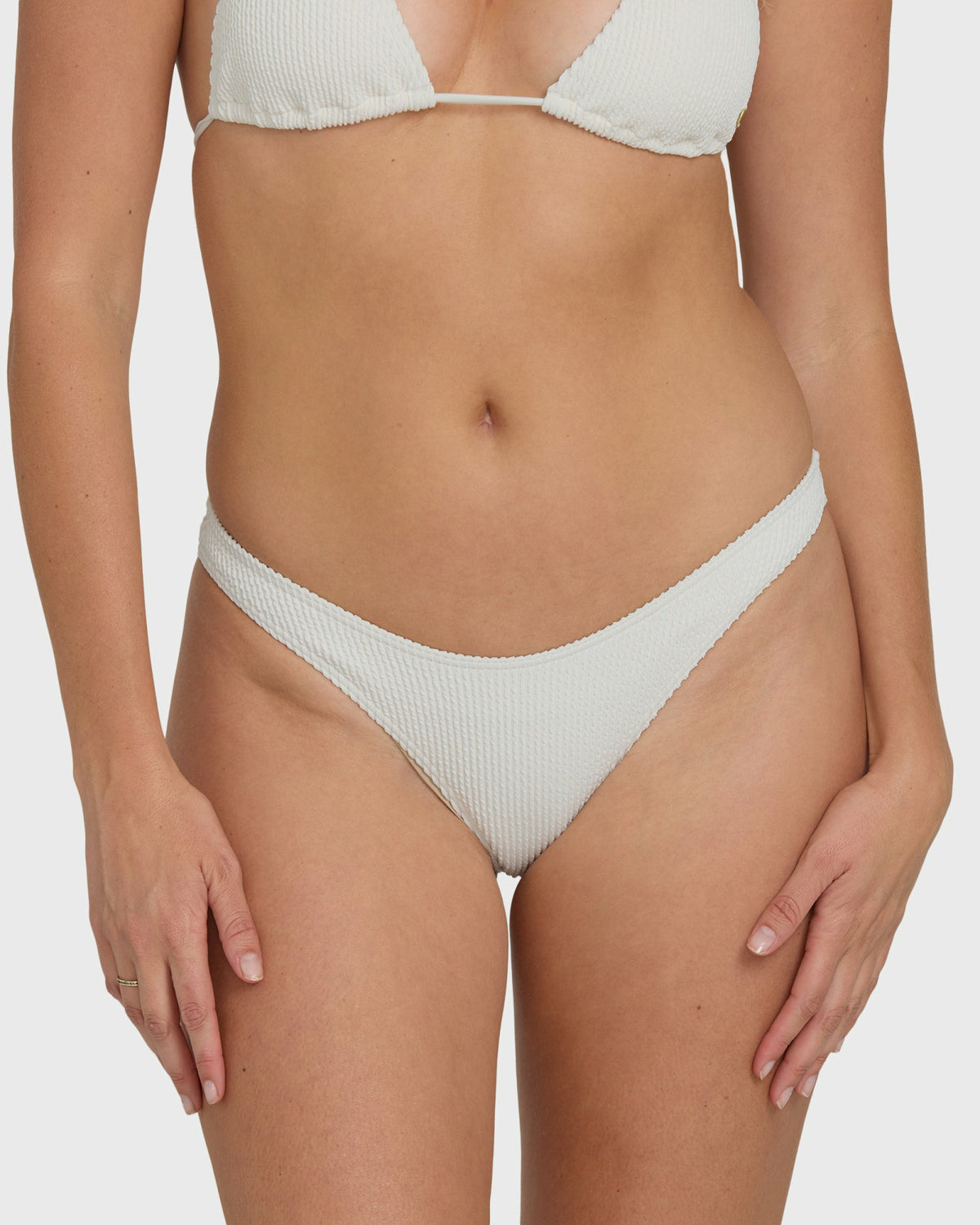 Billabong Women's Summer Hi Hike Bikini Bottoms - Salt Crystal