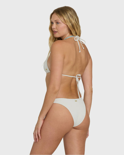 Billabong Women's Summer Hi Hike Bikini Bottoms - Salt Crystal