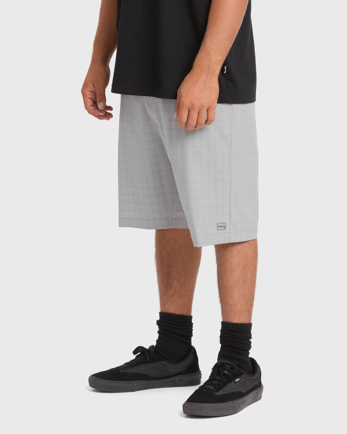 Billabong Men's Crossfire Submersible 21\" Amphibian Hybrid Shorts - Silver