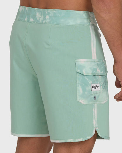Billabong Men's 73 Pro 18\" Boardshorts - Granite Green