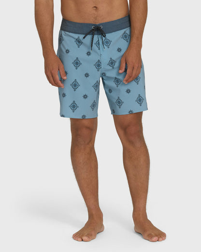 Billabong Men's Good Times Pro 18\" Boardshorts - Blue Fog