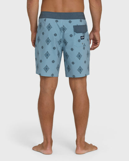 Billabong Men's Good Times Pro 18\" Boardshorts - Blue Fog